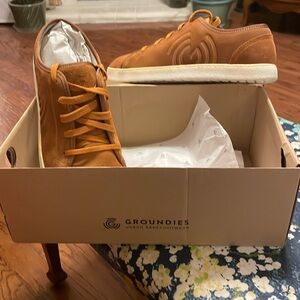 GROUNDIES Sunday Barefoot Leather Lace-Up